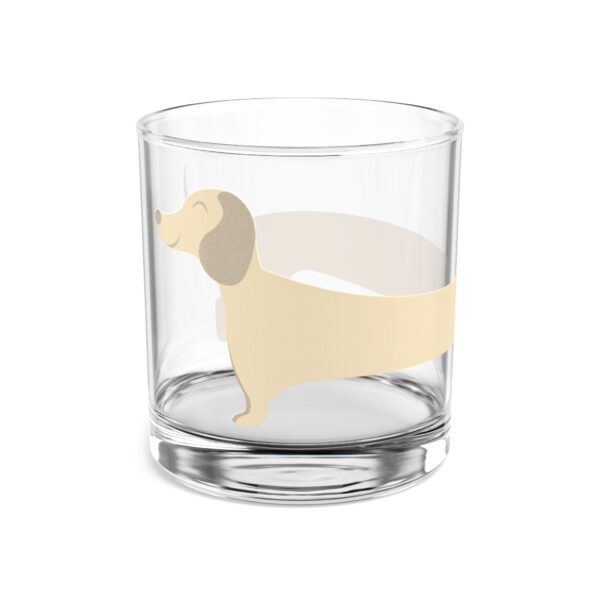 Whiskey Glass, Rocks Glass, Wiener Dog, Dachshund - Image 3